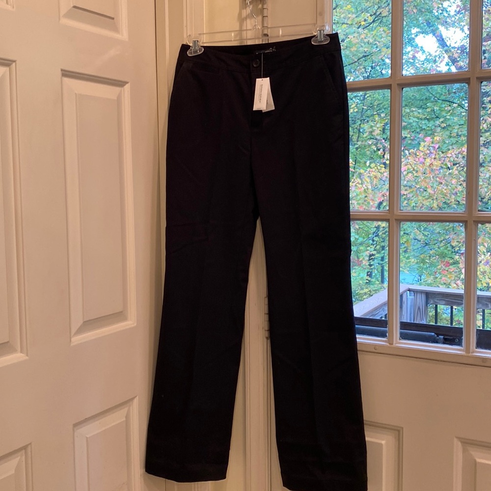 Banana Republic Black Cotton Pants/NWT